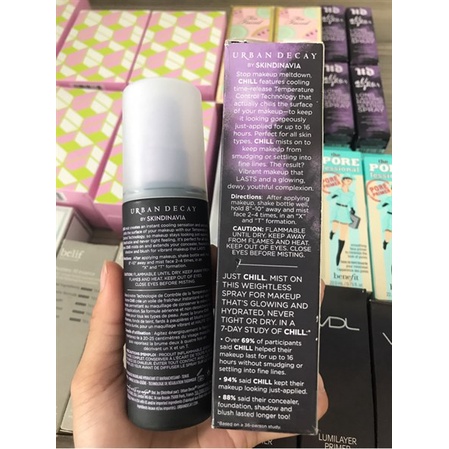 Xịt Khoá Makeup Urban Decay All Nighter Makeup Setting Spray 15ml/118ml Fullbox
