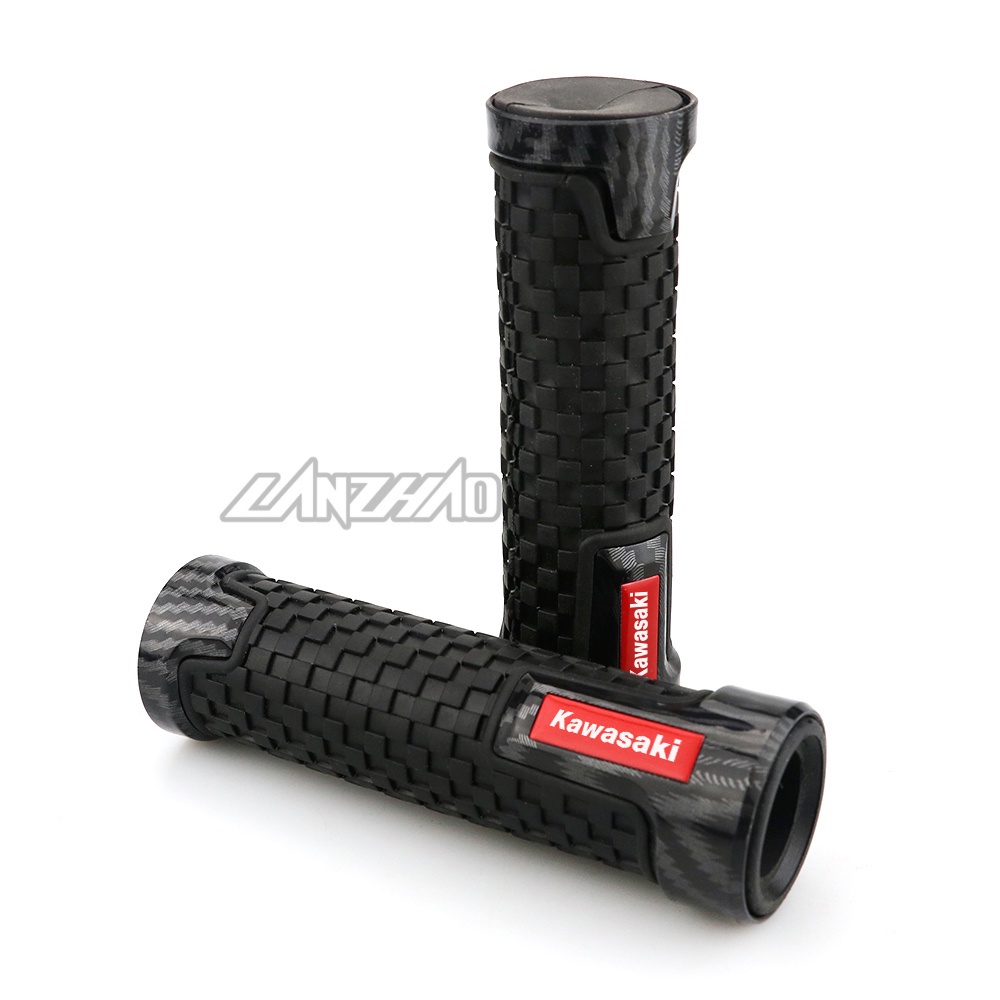 Tay Nắm Xe Máy Bằng Cao Su Gel Carbon Thông Dụng Cho KAWASAKI Ninja 400 250 650 Z1000 Z900 2013-2022