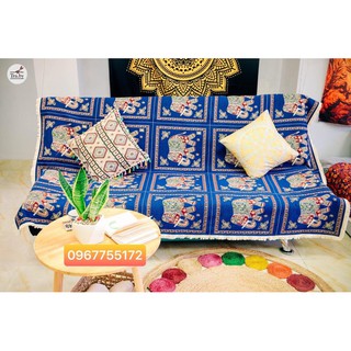 Vải thổ cẩm hoạ tiết con vật phủ ghế , chăn đắp . may túi xách đều đẹp