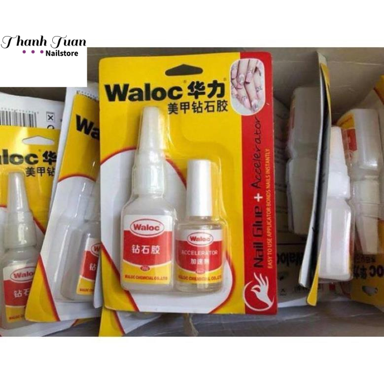 Keo Waloc, keo bê tông gắn móng gắn đá siêu chắc  - Phụ kiện đồ nail