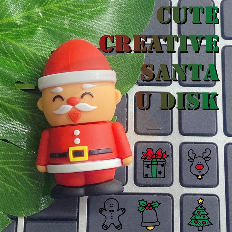 Ổ Đĩa U Tốc Độ Cao Chủ Đề Giáng Sinh Dễ Thương 1GB 2GB 4GB 8GB 16GB 32GB 64GB 128GB