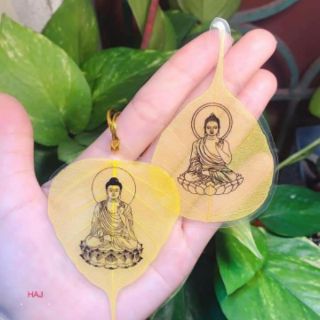 Lá bồ đề bình an, may mắn, thức tỉnh.