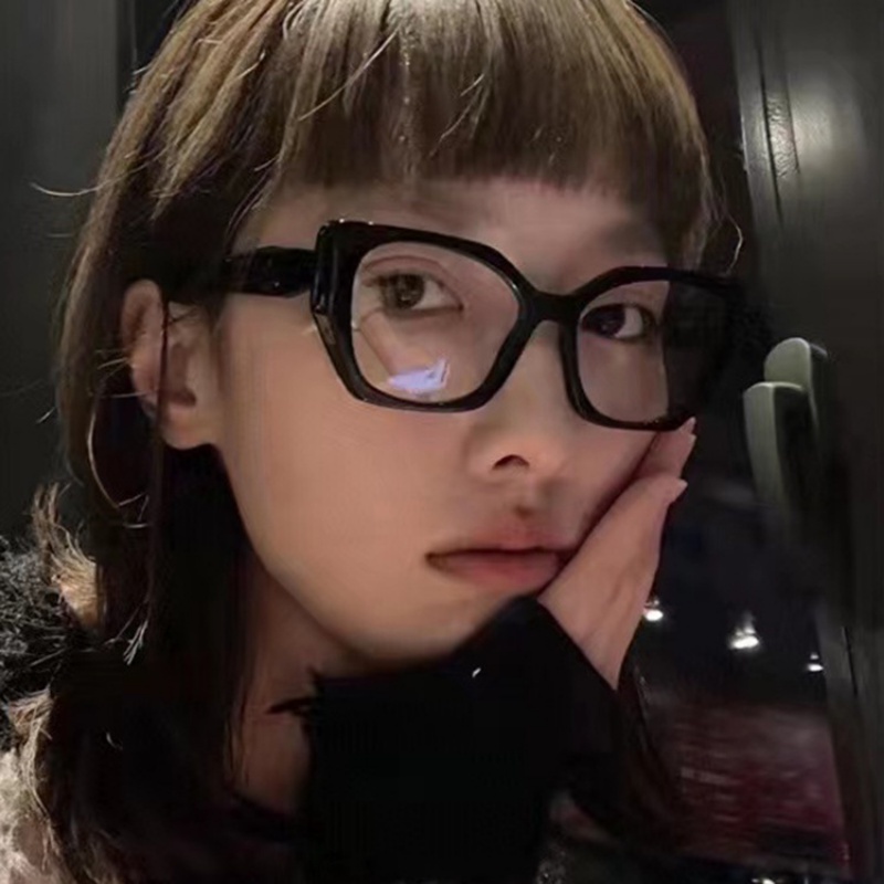 (JIUERBA) Kính Mát Mắt Mèo Chống Ánh Sáng Xanh Thiết Kế Thời Trang Phương Tây Cao Cấp