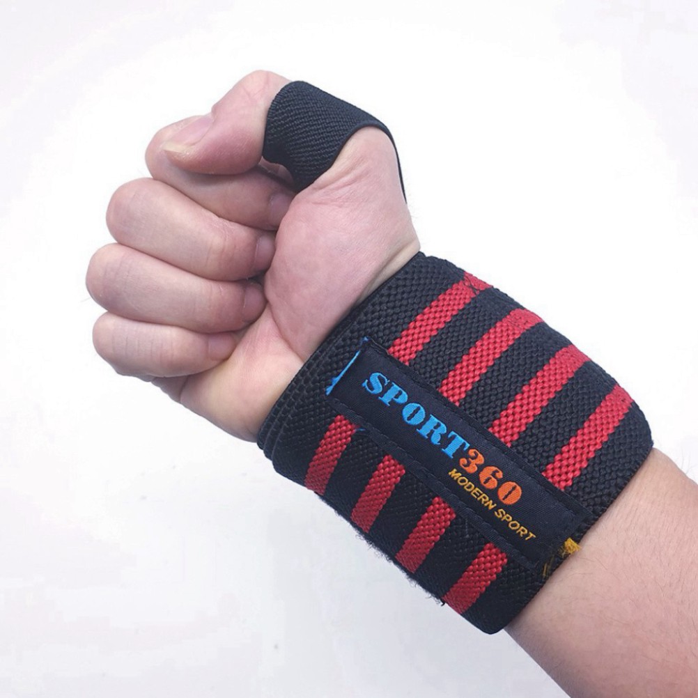 [RẺ❤ĐẸP] Đôi Dây Quấn cổ tay Wrist Wrap tập gym hỗ trợ đẩy tạ, băng quấn bảo vệ cổ tay phụ kiện tập gym [BảnTo]