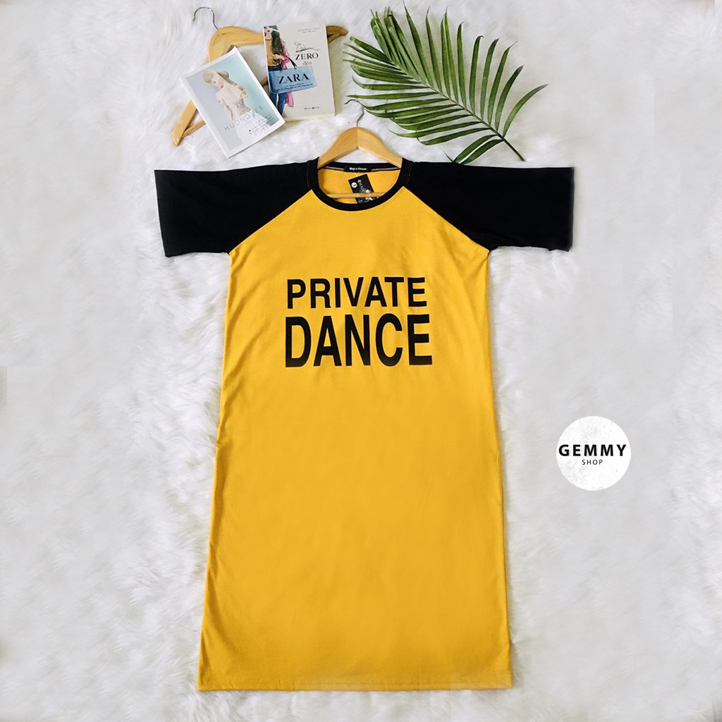 [Mã FAMAYWA2 giảm 10K đơn 50K] Váy xuông dài, Đầm suông chữ a chất cotton Gemmy House in chữ Dace | BigBuy360 - bigbuy360.vn