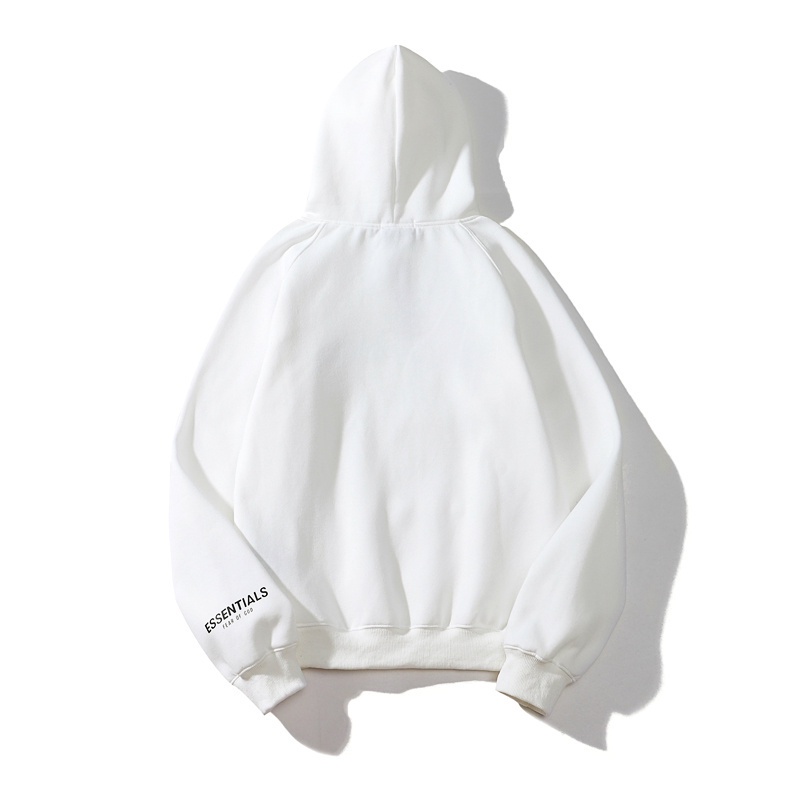 Áo hoodies tay dài in chữ ITEM FOG ESSENTIALS