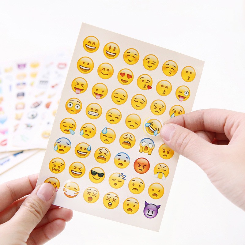 [Mã LIFEB04ALL giảm 10% tối đa 15K đơn 0Đ] Hình dán sticker biểu tượng cảm xúc EMOJI