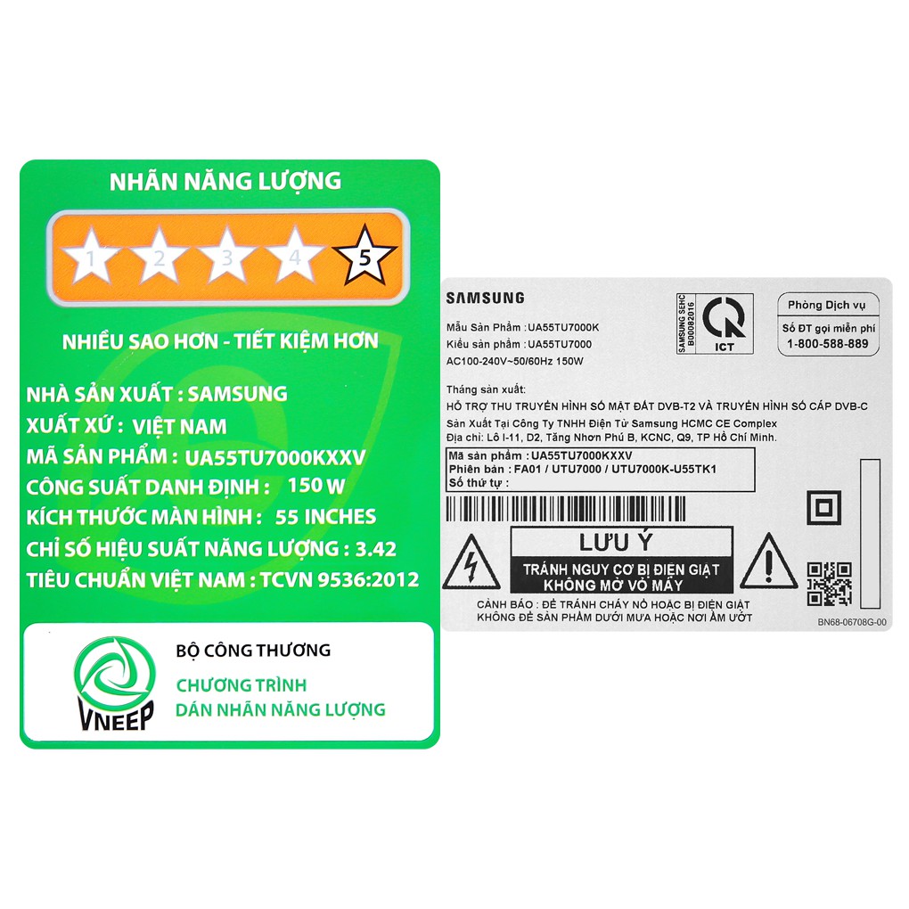 ĐIỆN MÁY TỒN KHO - Smart Tivi Samsung 4K 55 inch UA55TU7000 - dienmaytonkho.com | BigBuy360 - bigbuy360.vn
