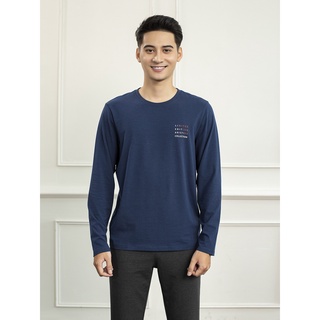 Áo Phông Nam Dài Tay ARISTINO Co Giãn Thoải Mái, Form Casual Rộng Rãi, ALT001W9