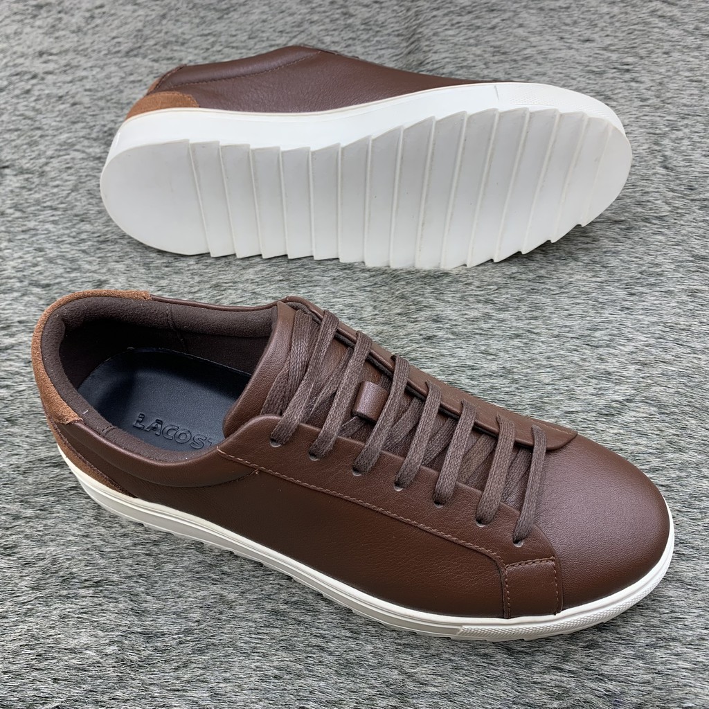 Giầy thể thao/sneaker nam da bò thật đế tăng cao