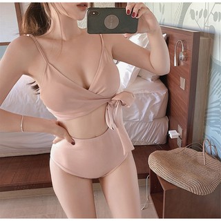 [Sẵn hồng] BIKINI 2 MẢNH VẠT CHÉO BUỘC