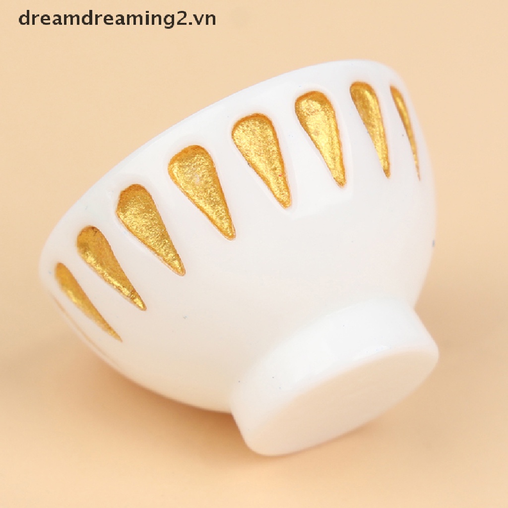 Set 4 món mô hình đồ chơi nhà búp bê mini hình tròn 2.vn 1/12