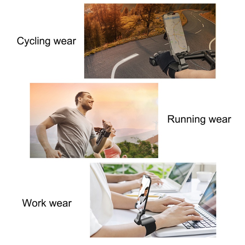 Giá Đỡ Điện Thoại Đeo Tay Xoay 360 Độ Tiện Dụng Khi Chơi Thể Thao
