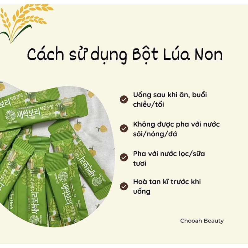 SET SỨC KHOẺ CHOOAH TÁCH LẺ