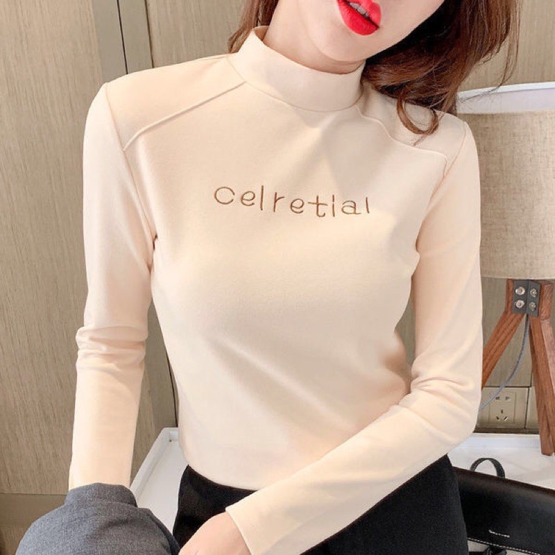 Áo giữ nhiệt cổ 3p có lót nỉ siêu ấm