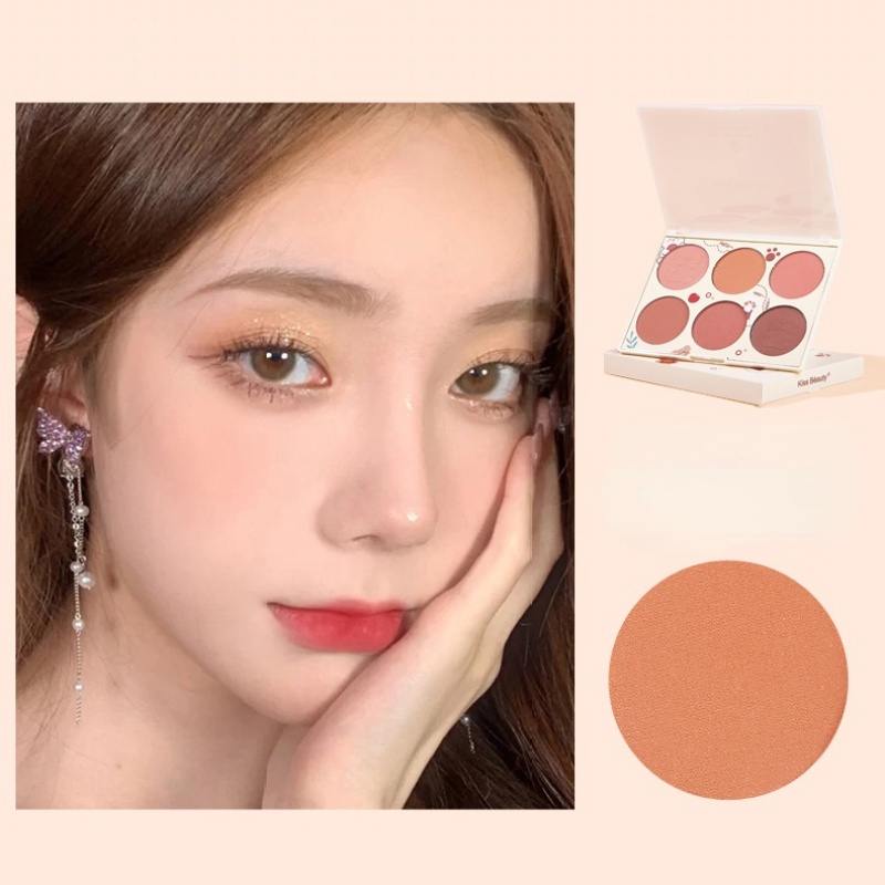 Kem má hồng Kiss Beauty tông lì và kim tuyến trang điểm tự nhiên | BigBuy360 - bigbuy360.vn