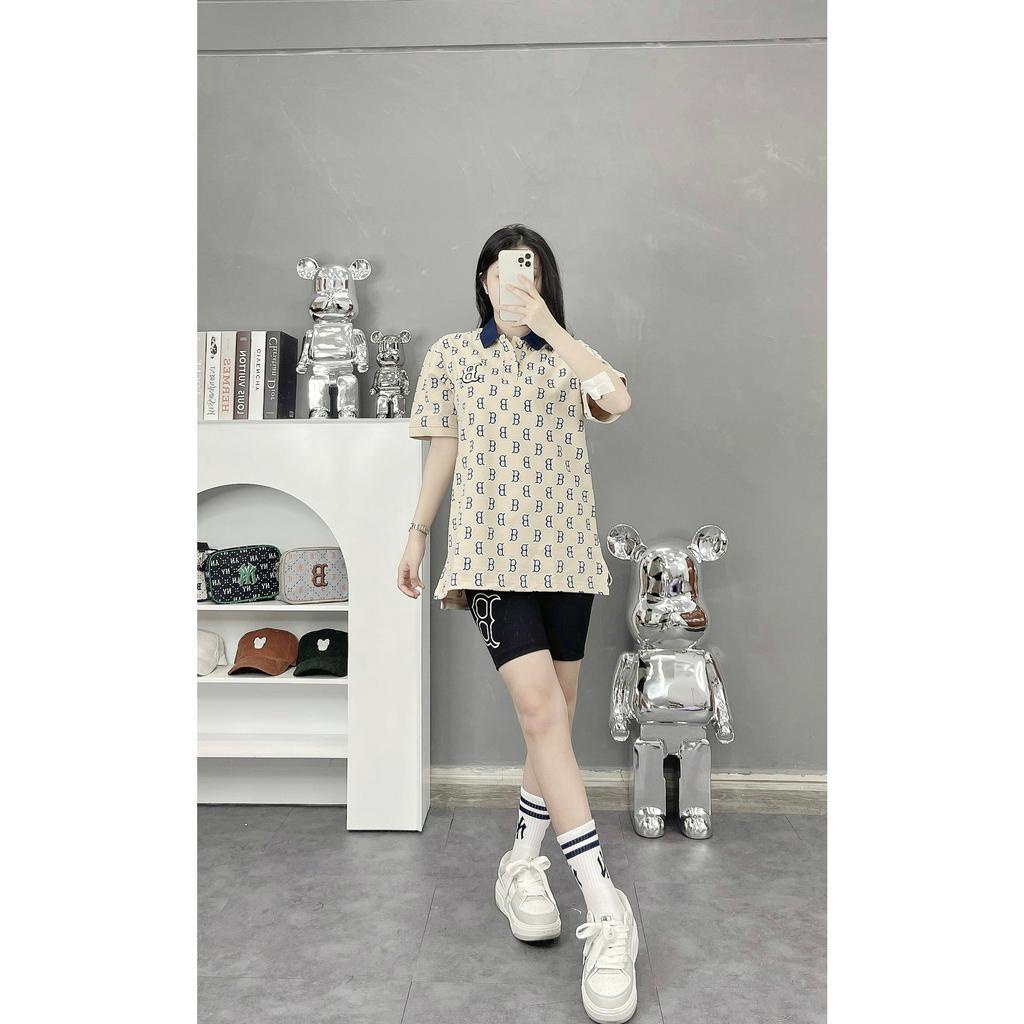 (HÀNG XUẤT XỊN) Áo POLO A2489 M/L/B MONOGRAM POLO T-SHIRT full-tem-tag  Size S M L, UNISEX. Regular Fit  Hàng có sẵn ful