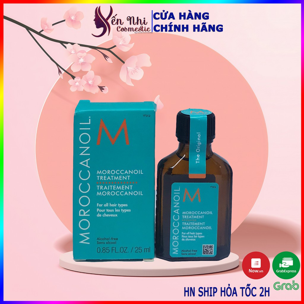 Moroccanoil dưỡng tóc moroccanoil treatment dầu dưỡng tóc moroccanoil chính hãng 25ml, Mỹ phẩm tóc yến nhi