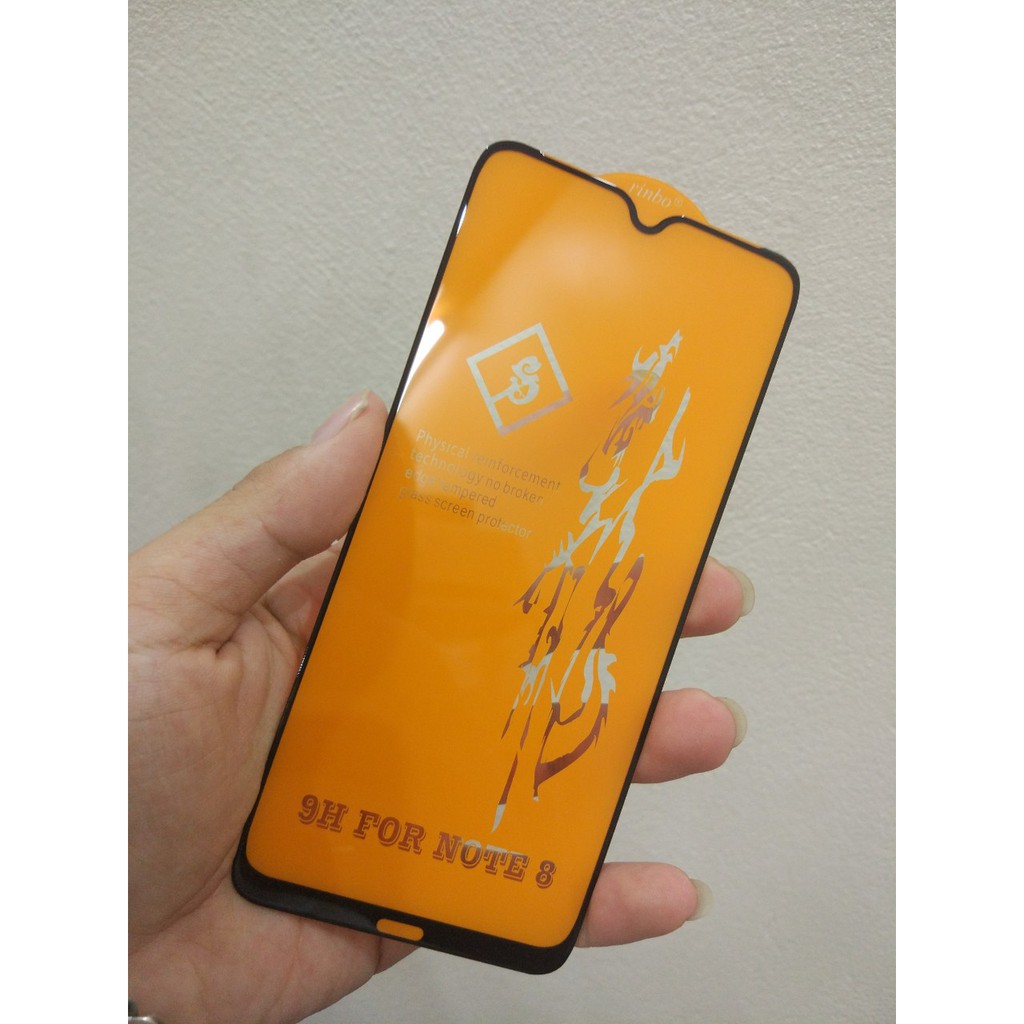 Cường Lực 6D Full Màn, Full Keo Thế Hệ Mới cho Xiaomi note 8 / note 8 pro