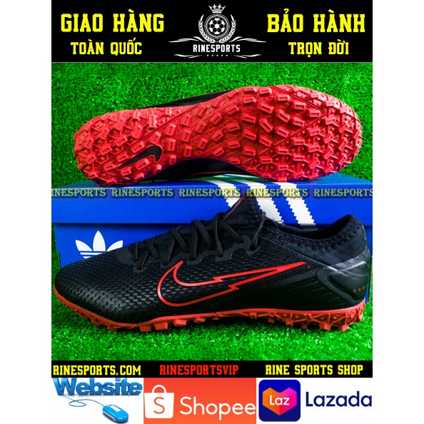 (HÀNG THAILAND) GIÀY BÓNG ĐÁ SÂN CỎ NHÂN TẠO 𝗡𝗶𝗸𝗲  Mercurial Vapor 13 đen đỏ TF.CAM KẾT Y HÌNH-CAM KẾT HÀNG