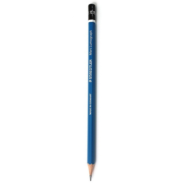 Bút Chì Gỗ 2B Staedtler Mars Lumograph 100-2B - Thân Xanh