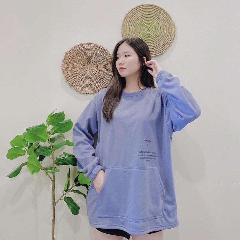 [Mã FATHANG5 giảm 10K đơn 50K] Áo Nỉ SWEATER dài tay phối túi ( Hình thật 100% chất mịn đẹp xịn chuẩn mẫu ) | BigBuy360 - bigbuy360.vn