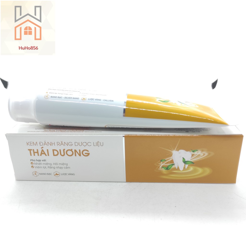 Kem Đánh Răng Dược Liệu Thái Dương - Nhiệt Miệng, Hôi Miệng, Viêm Lợi, Răng Nhạy Cảm