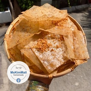 Bánh tráng muối tỏi thơm thơm cay cay - siêu ngon