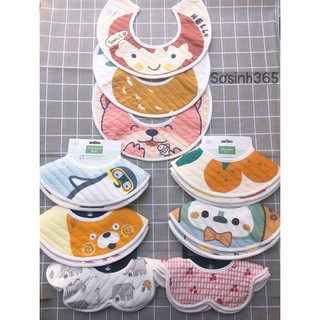 Set 3 yếm trần bông cho bé 🍓🍓🍓