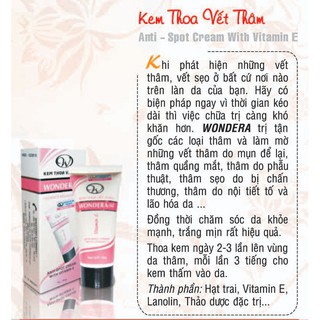 Kem thoa vết thâm Wonderao