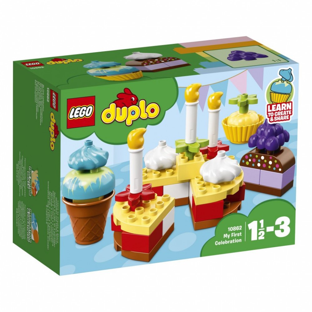 Lego Duplo 10862 Bánh sinh nhật ( Đồ chơi xếp hình - Do choi xep hinh )