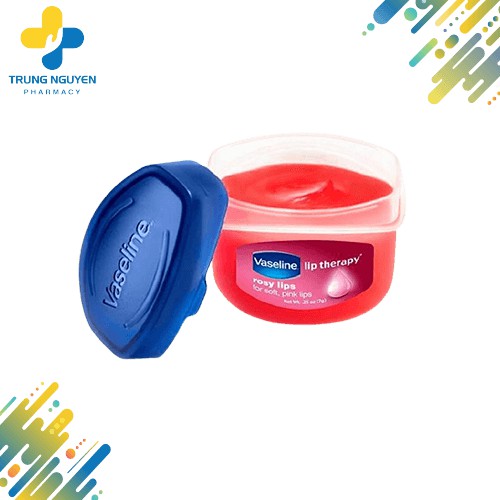 Sáp dưỡng môi hương hoa hồng Vaseline Lip (Hộp 7g)