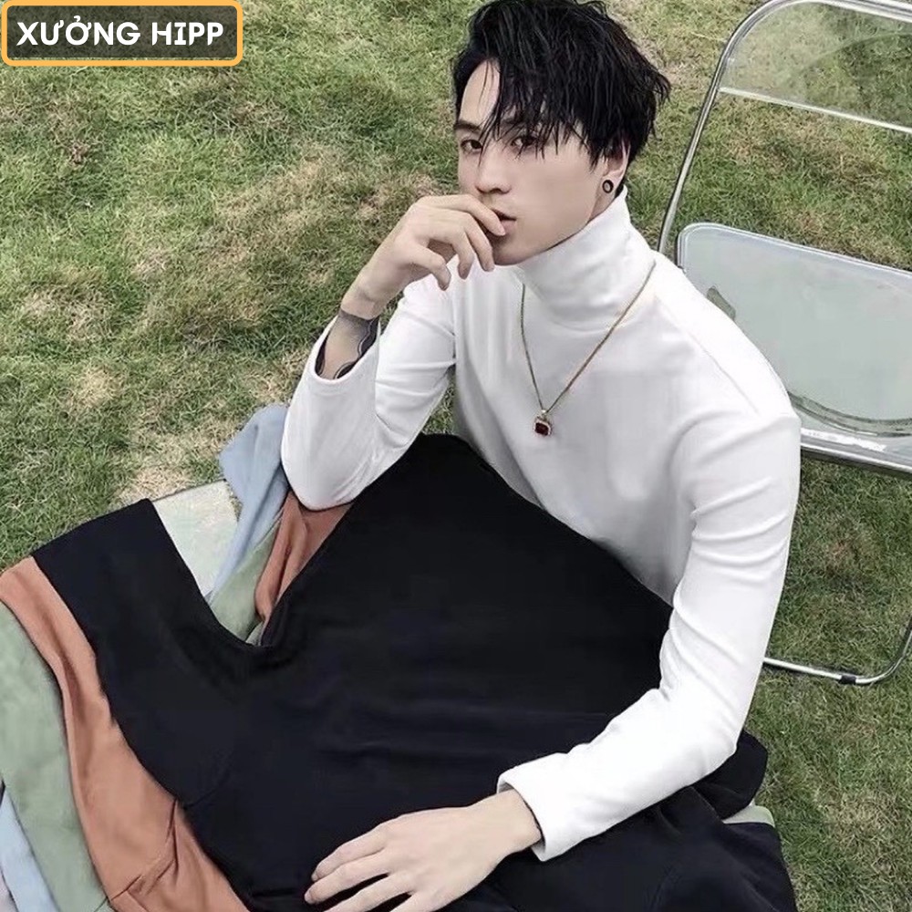 Áo Giữ Nhiệt Nam Cổ Lọ Thời Trang Cao Cấp, Chất Thun Mặc Siêu Ấm XƯỞNG HIPP | BigBuy360 - bigbuy360.vn