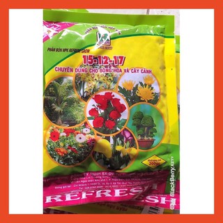 Phân bón NPK 3 màu kích thích cây phát triển chuyên dùng cho hoa, cây cảnh Refresh Gold Super 200gram