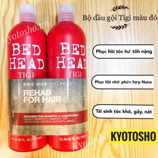 Cặp Gội Xả Tigi BED HEAD 750ml