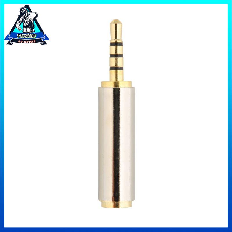 [Fitslim] Gold 2.5mm Male to 3.5mm Female Stereo Audio Headphone Jack Adapter Converter