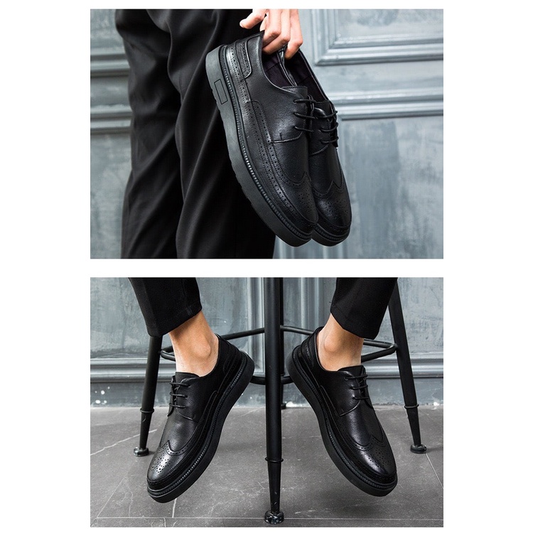 Derby Đế Bằng, Giày buộc dây da bò, Derby Lai Sneaker