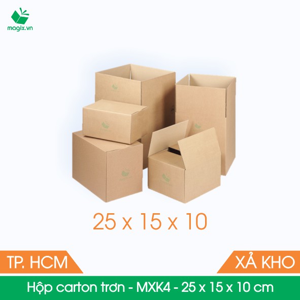 [Mã LIFEXANH24 giảm 10% đơn 99K] MXK4 - 25x15x10 cm - 60 Thùng hộp carton