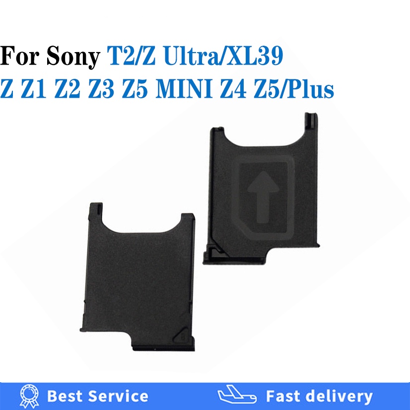 Khay Đựng Thẻ Sim Micro Sd Cho Sony Xperia Z Z1 Z2 Z3 Z4 Z5 Plus T2 Z Ultra Xl39