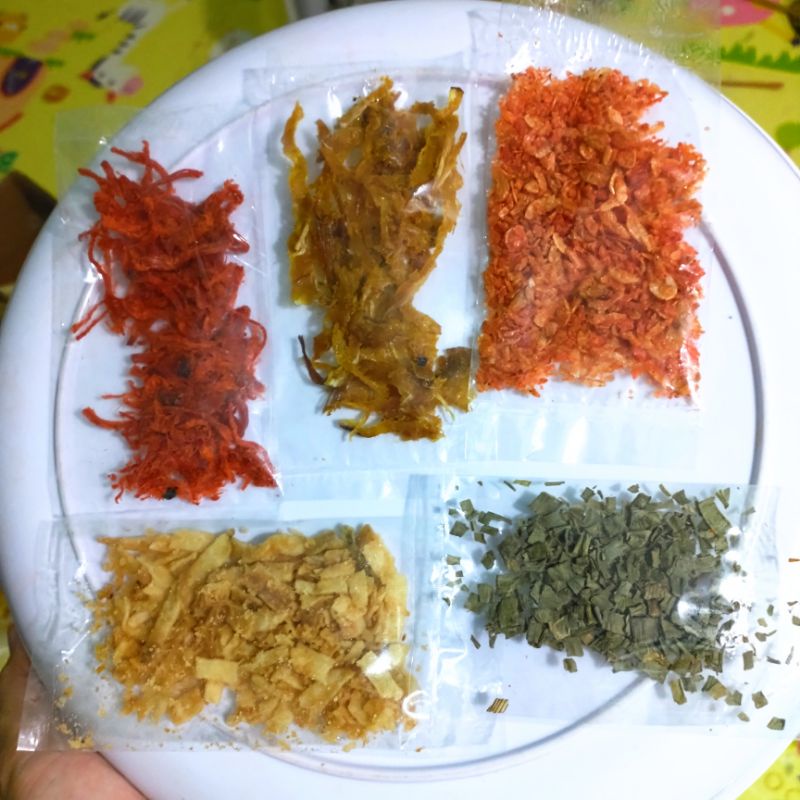 Tôm hành bò sốt bánh sốt bơ ăn kèm thêm