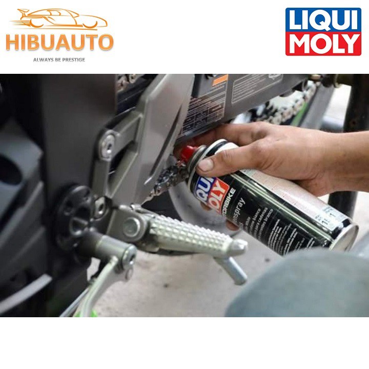 { CHÍNH HÃNG } Bộ 6 Chai Vệ Sinh Dưỡng Sên Cao Cấp Liqui Moly Kettenspray Weib 1591 400ml Hibuauto