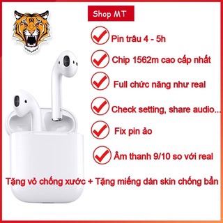 Tai nghe bluetooth HỔ VẰN XỊN, kết nối không dây TWS 5.0 chip LOUDA 1562M, Pin Trâu, Bản Cao Cấp Nhất, BH 06 tháng