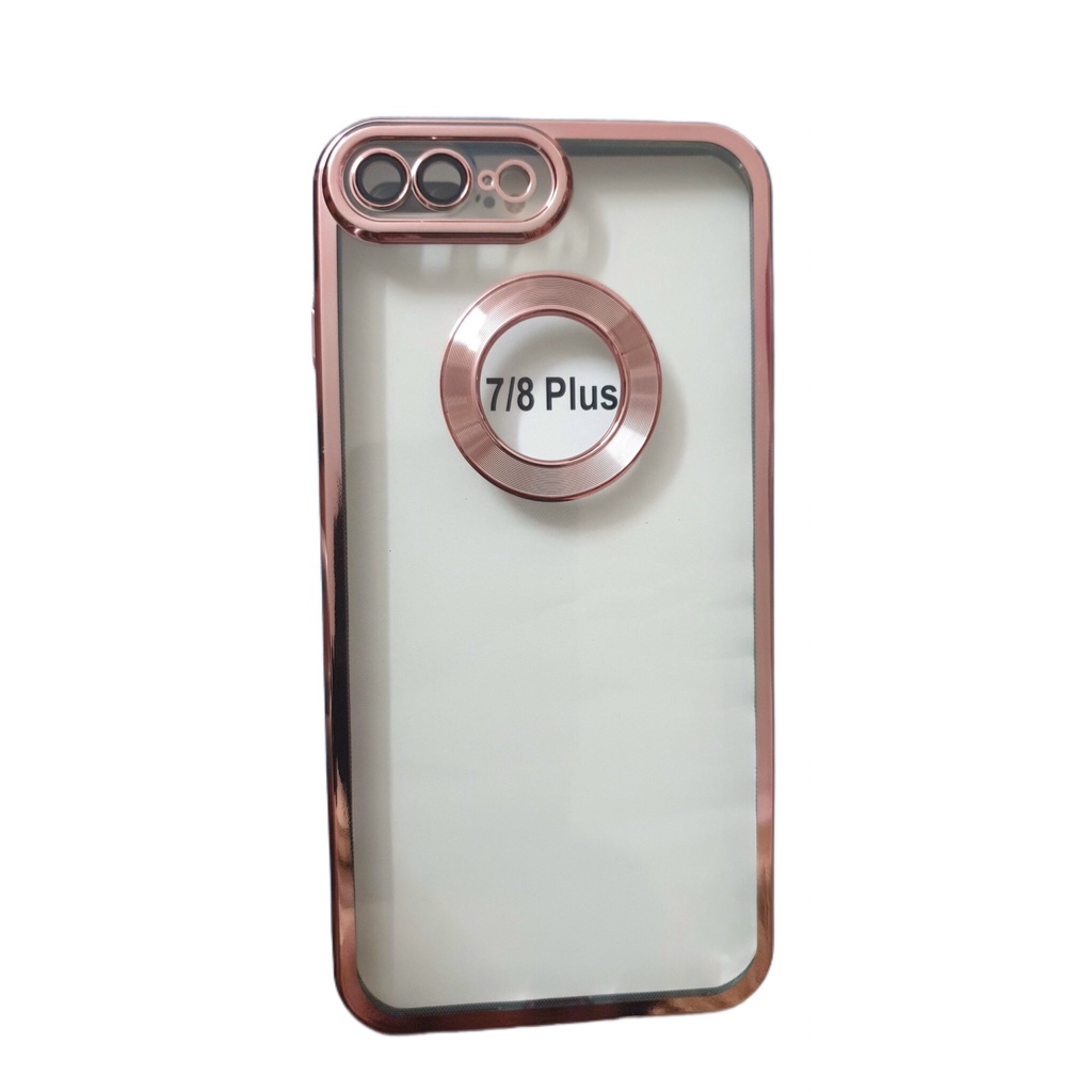 Ốp Lưng I.P 7/7Plus/8/8plus/X/XSM Viền Vuông Bảo Vệ Camera Hở Táo Mặt Lưng Trong Silicon Siêu Đẹp