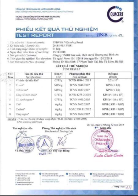 Sỉ 1 hộp viên uống trắng da Royal, chính hãng Bình An, hộp 60 viên | BigBuy360 - bigbuy360.vn