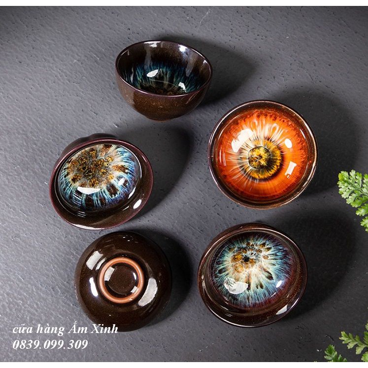 chén thiên mục lông thỏ