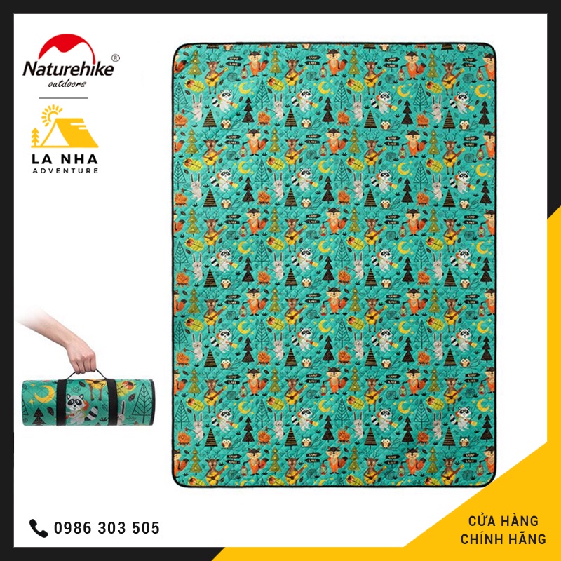 Thảm Dã Ngoại Chống Thấm 180*200cm Naturehike Chính hãng Là Nhà - NH19D024-Z - mang đi du lịch, pinic
