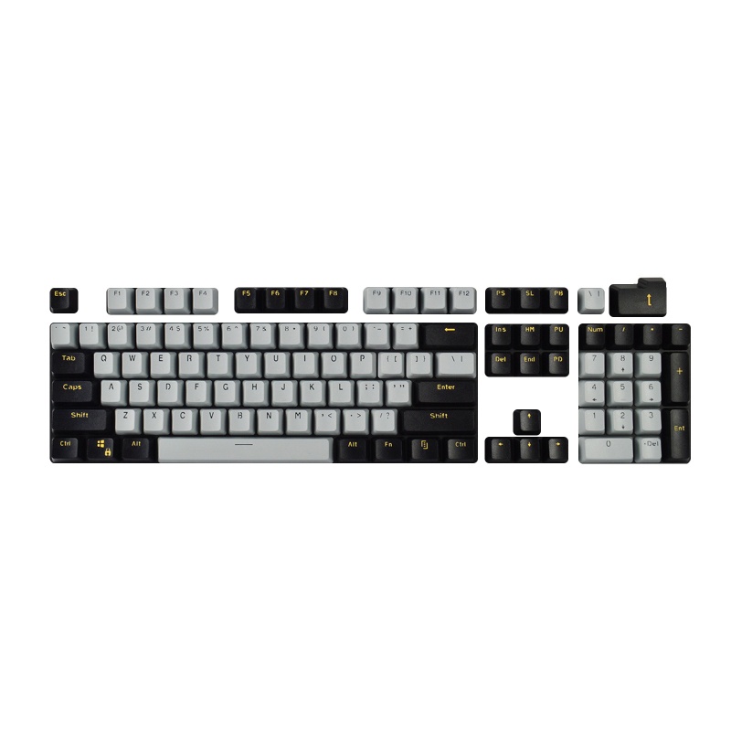 Bộ 104 Nút Bàn Phím OEM PBT In Chữ Tiếng Anh Nhiều Màu Sắc