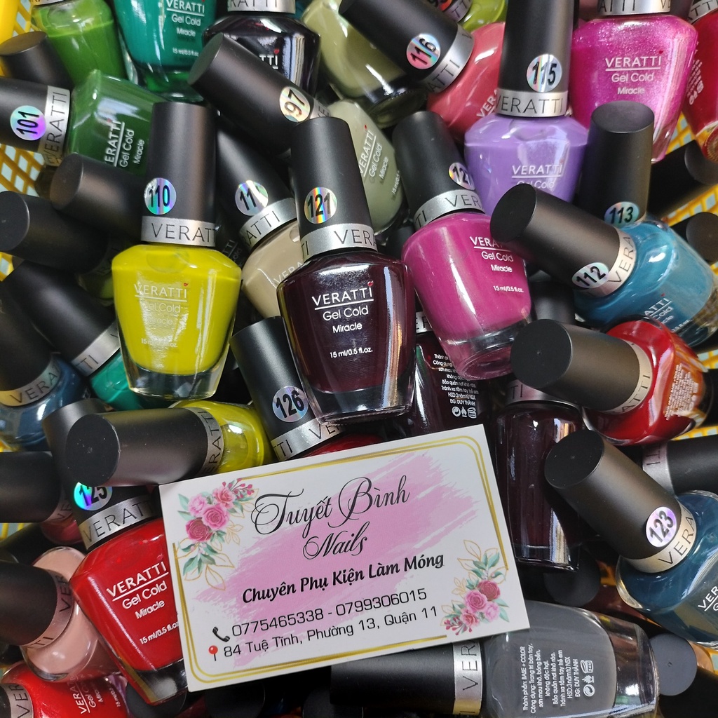 Sơn gel lạnh cao cấp không cần hơ máy hiệu VERATTI - MS