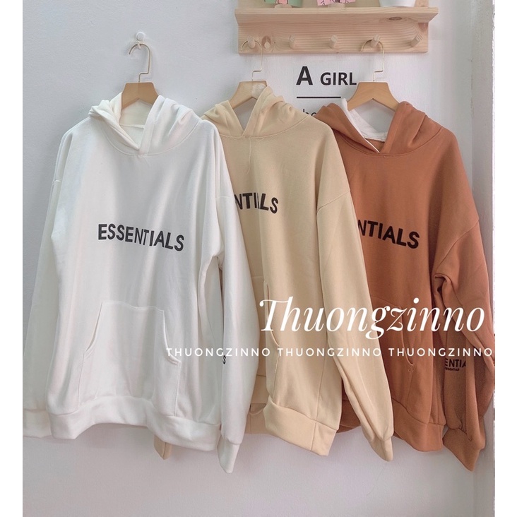 [Ảnh thật/Video] Áo hoodie nỉ bông Esentials có mũ to rộng | BigBuy360 - bigbuy360.vn