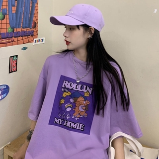 Áo Thun Nữ Ngắn Tay Phong Cách Hàn Quốc Năng Động